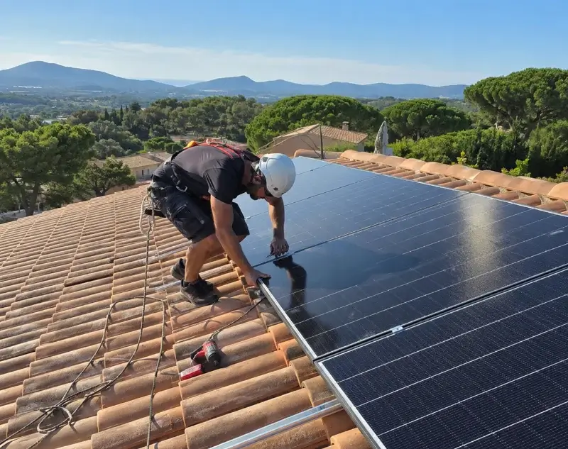 Installateur panneaux solaires Essert-Romand — pose photovoltaïque sur toiture