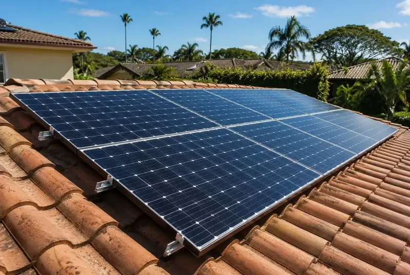 Installation de panneaux solaires à Essert-Romand